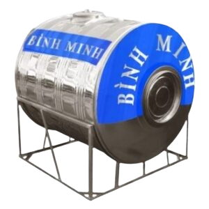 Bồn Nước Inox Bình Minh 2000L Ngang